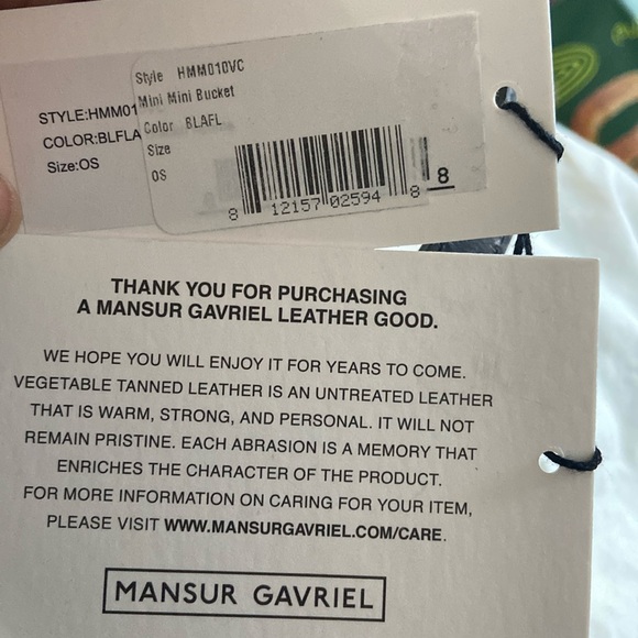 Mansur Gavriel Mini Black Bucket Bag - Authentic - NWT - Dustbag Included - Picture 3 of 6